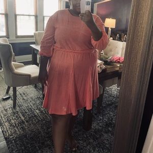 Anthropologie Pink Dress
